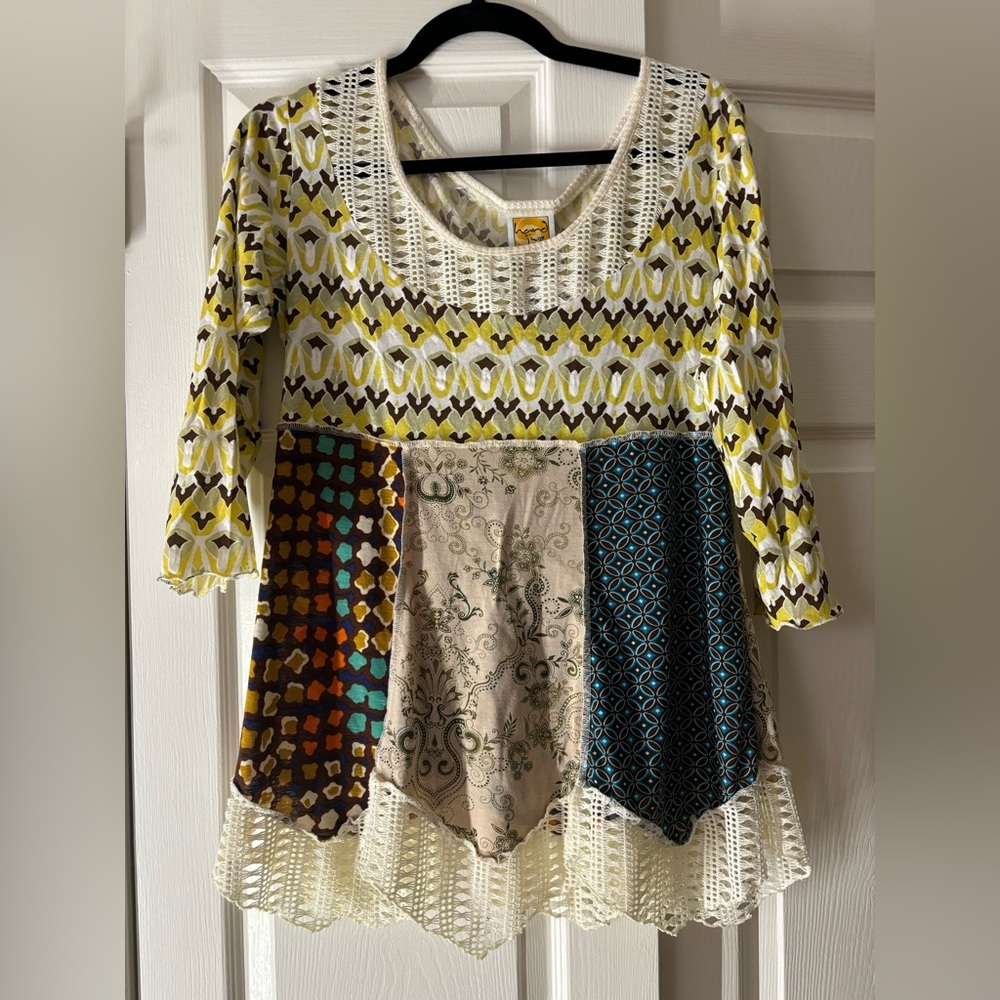 Hand Jive bohemian blouse